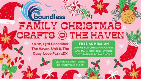 Family Christmas Crafts @ The Haven, The Haven community hub, Looe, 23 ...