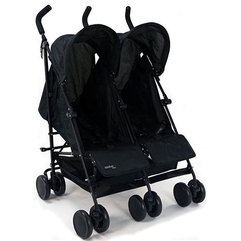 Dečija kolica Asalvo za blizance River Black 14221 | Volim svoj dom