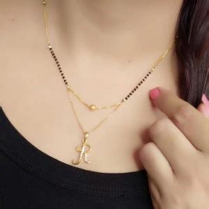 1 Gram Gold Plated Mangalsutra - Buy 1 Gram Gold Plated Mangalsutra ...