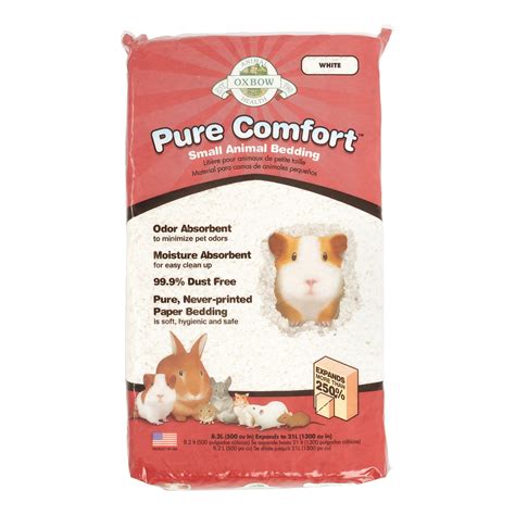 Buy Oxbow Pure Comfort Small Animal Bedding, 21 L, White Online in ...