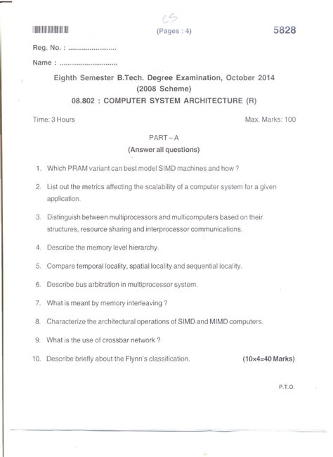 S8-5828-computer system architecture - Operating system - UoK - Studocu