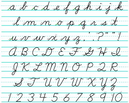 Cursive Practice 的图像结果