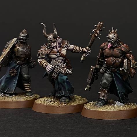 Second batch of 6 cultists done (13 out of 18 done now!) 9 pics. Batch ...