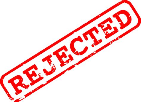 5 Red Rejected Stamp (PNG Transparent) | OnlyGFX.com