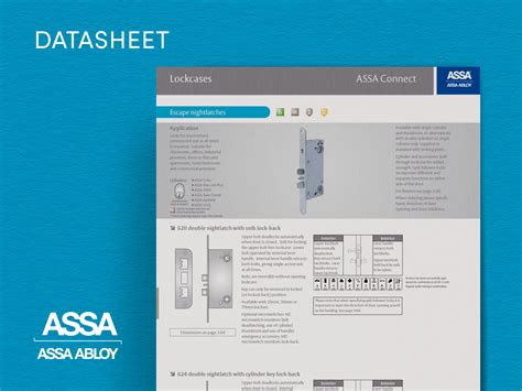 ASSA ABLOY Connect Escape Nightlatches - Commercial Hardware