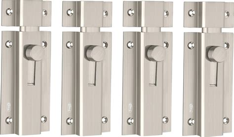 Small Size Spring Loaded Latch Pin - Door Security Slide Latch Lock ...