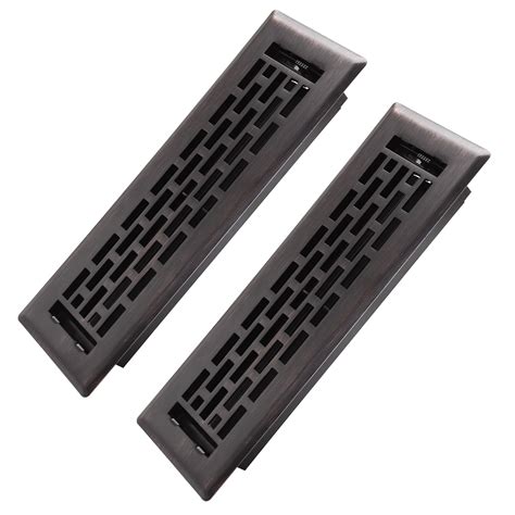 2x10 inches 2-Pack Steel Heavy-Duty Walkable Floor Register with ...