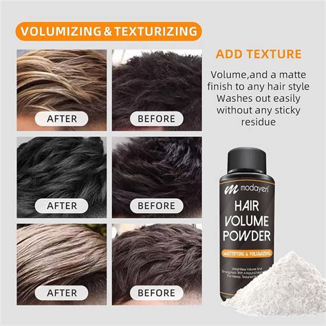 Volumizing Hair Powder - Weightless Strong Hold for Messy Textured ...