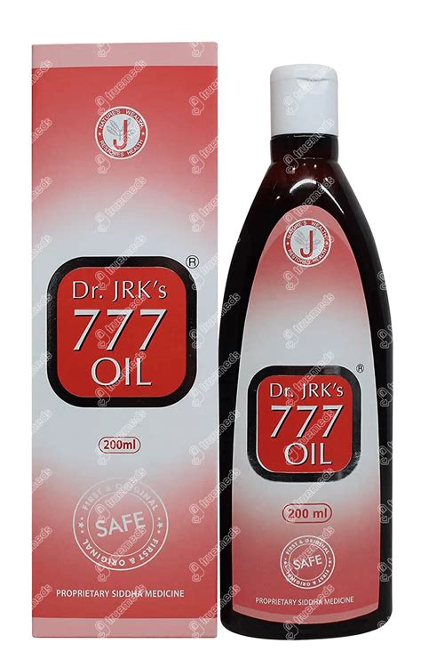 Dr Jrks 777 Oil 200 Ml - Uses, Side Effects, Dosage, Price | Truemeds