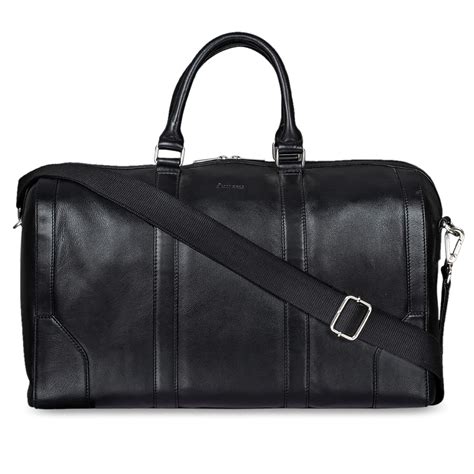 Buy Mai Soli Unisex Soft Nappa Genuine Leather Duffle Bag | Stylish ...
