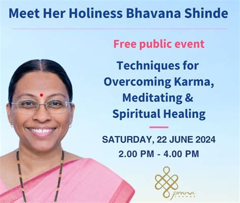 FREE TALK on Karma, Meditation & Spiritual Healing , Prana Lounge ...
