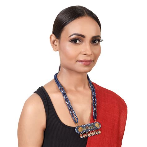 Mona-Lisa' Handcrafted Tribal Dhokra Necklace – Aakriti Art Creations