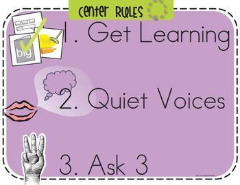 Image result for Learning Center Rules