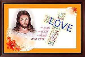 svp Jesus Christ Photo Frame for Walls Decoration, Jesus Quote Photo ...