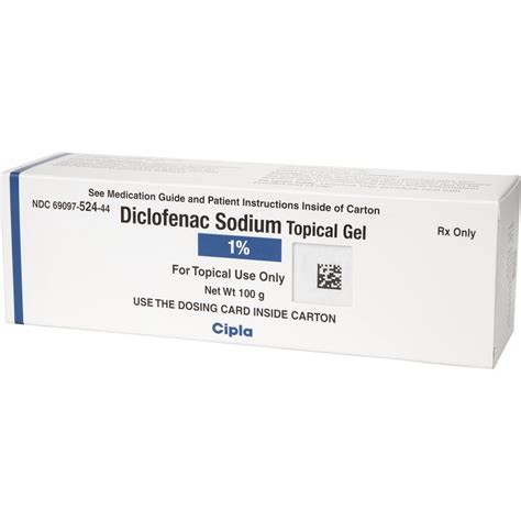 DICLOFENAC (Generic) Sodium Topical Gel 1%, 100-gm tube - Chewy.com
