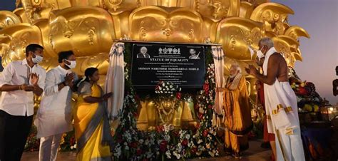 PM dedicates to the nation 216-feet tall ‘Statue of Equality ...