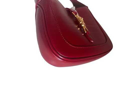 Gucci Jackie 1961 Red Leather Bag Size Mini with Adjustable Strap For ...
