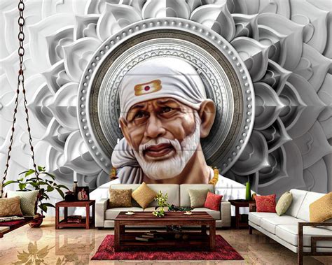 Sai Baba Of Shirdi Art Wallpaper – Myindianthings