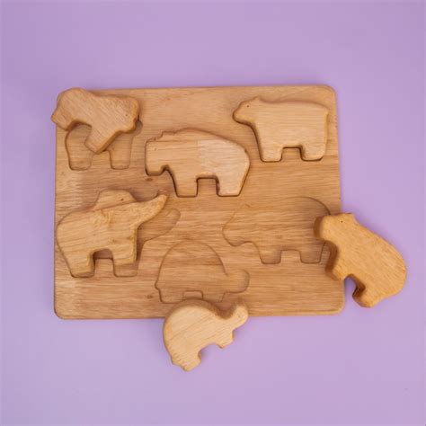 Wooden Wild Animal Stackers and Wild Animal Puzzle Board – smol-block