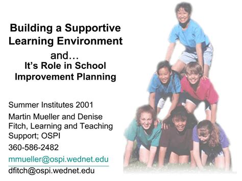 Image result for Supportive Learning Environment