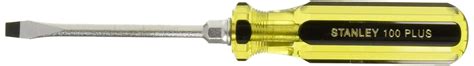 Stanley 66-164 1/4 Inch X 4 Inch 100 Plus Standard Screwdriver : Amazon ...