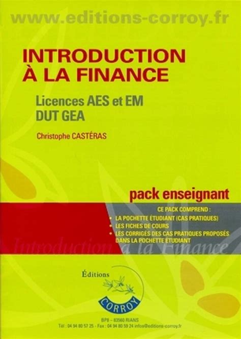 Amazon.in: Buy Introduction a la finance - pack enseignant (pochette ...