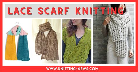 Lace Scarf Knitting Tutorial 的图像结果