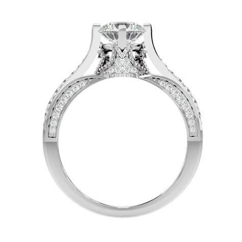 Buy Skewi Moissanite Engagement Ring Design | Cutiefy