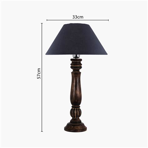 Buy HOMESAKE Wooden Table Lamp from Homesake at just INR 2798.0