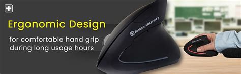 Amazon.in: Buy Swiss Military Wireless Gaming Mouse, Ergonomic Mouse ...