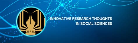 Innovative Research Thoughts in Social Sciences