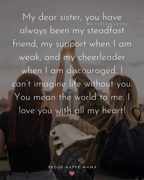 70+ Heartfelt I Love My Sister Quotes [With Images]