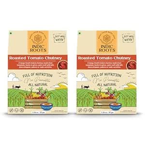 Organic Roots Roasted Tomato Chutney, Traditional Flavors Pantry, (30G ...