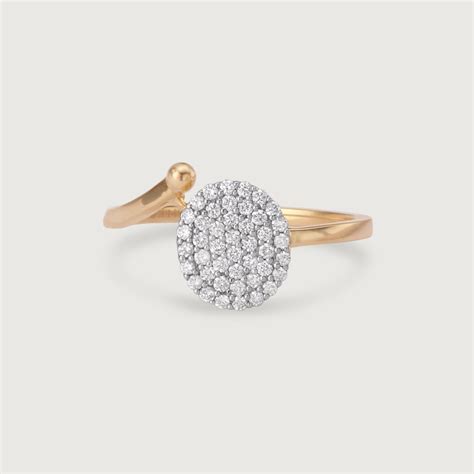 Glowing Halo 14KT Gold & Diamond Ring