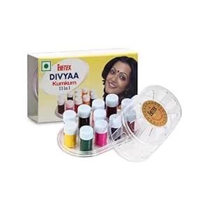 Eyetex Divyaa Kumkum 11 in 1|Multi Colour Liquid Bindi for Women ...