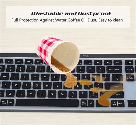 Buy Silicone Keyboard Cover Skin for Logitech MX Keys/Logitech Craft ...