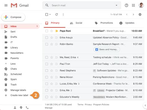 Creating Labels Gmail 的图像结果