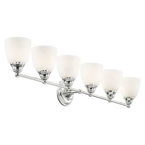Livex Lighting Somerville 42-in 6-Light Polished Chrome Traditional ...