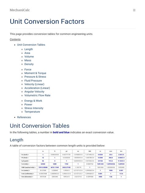 Image result for Factors for Unit Conversion