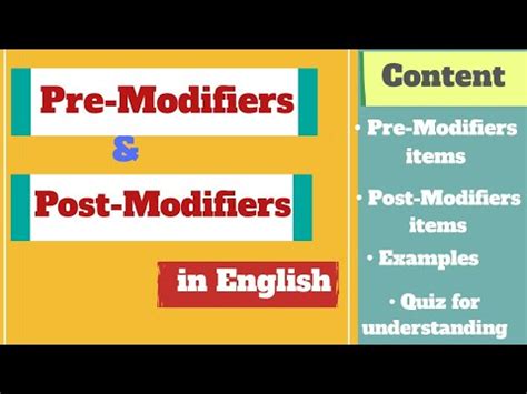 Image result for PostModifier