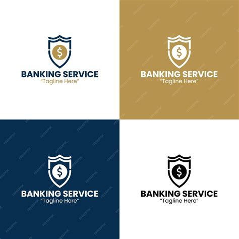 Banking service logo | Premium Vector