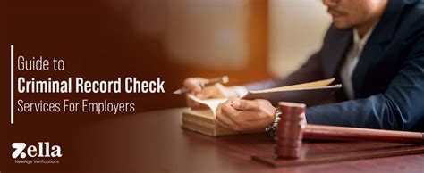 The Ultimate Guide to Criminal Record Check Services For Employers