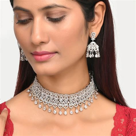 Sparkling Opulence Teardrop Gems Jewellery Set – VOYLLA
