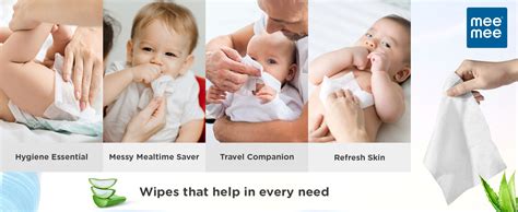 Buy Mee Mee Caring Baby Wet Wipes with lid, 72 Pcs (Aloe Vera, Pack of ...