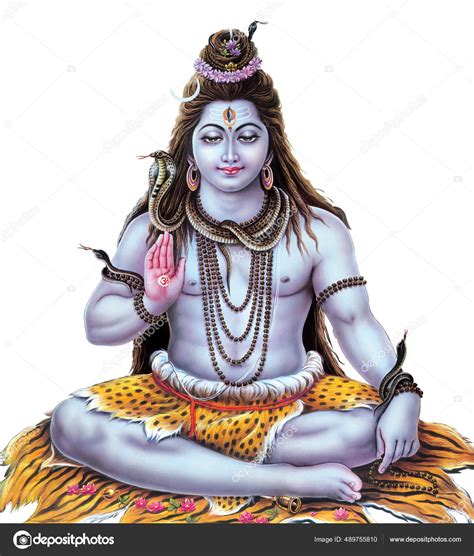 Hindu God Shiva Digital Painting Stock Photo by ©Cavan 489755810