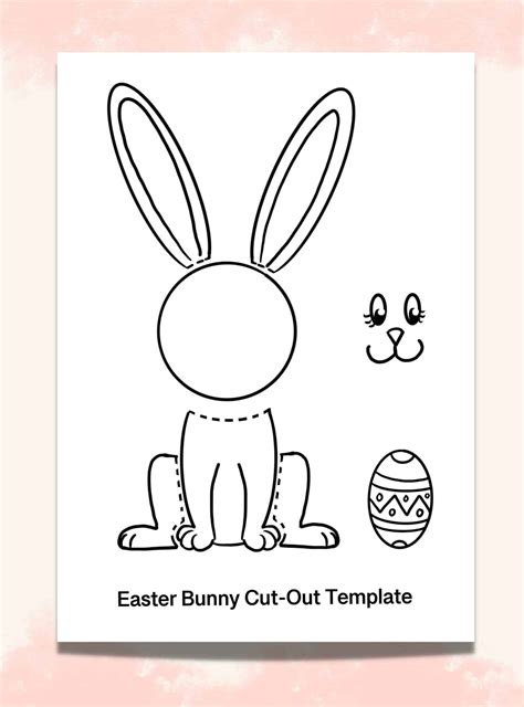 Bunny Printable Cut Out