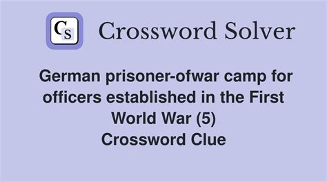 German prisoner-ofwar camp for officers established in the First World ...