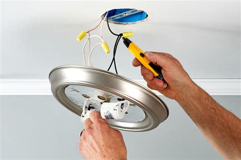 Image result for Install Ceiling Light Fixture Box
