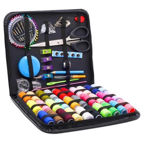 Optifit® Sewing Kit 126pcs Needle and Thread Kit 30 Large Cotton Thread ...