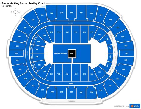 Smoothie King Center Seating Charts - RateYourSeats.com